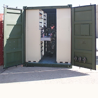 Mobility deployment container - government
